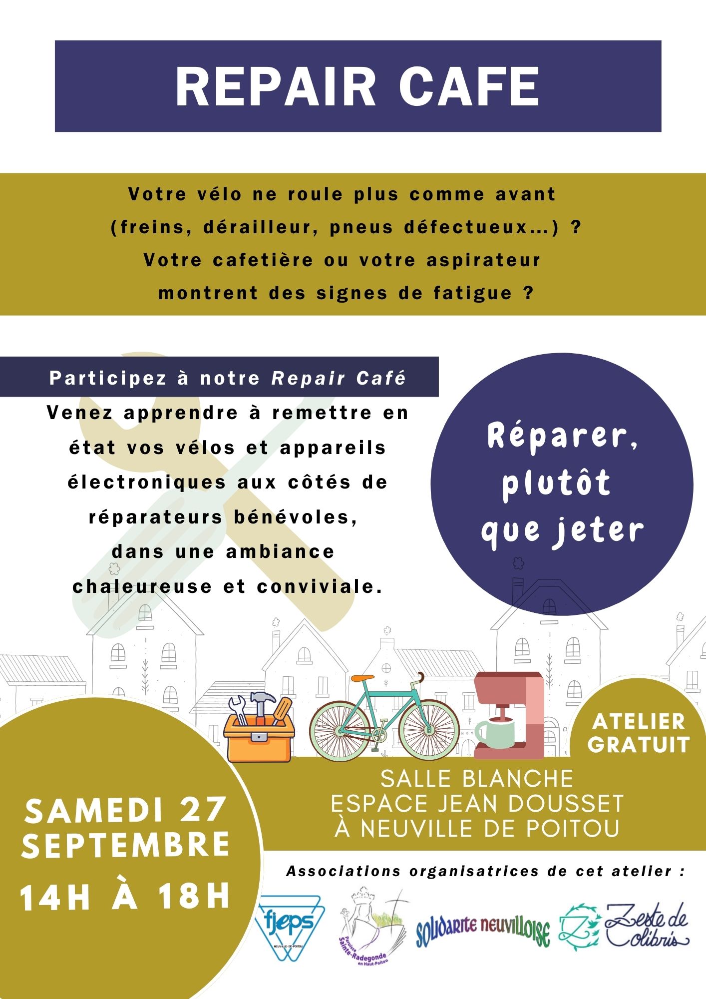 Affiche REPAIR CAFE
